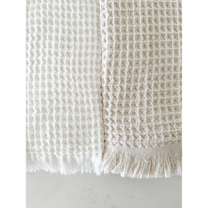 Turkish Cotton Waffle Towels |  Bath