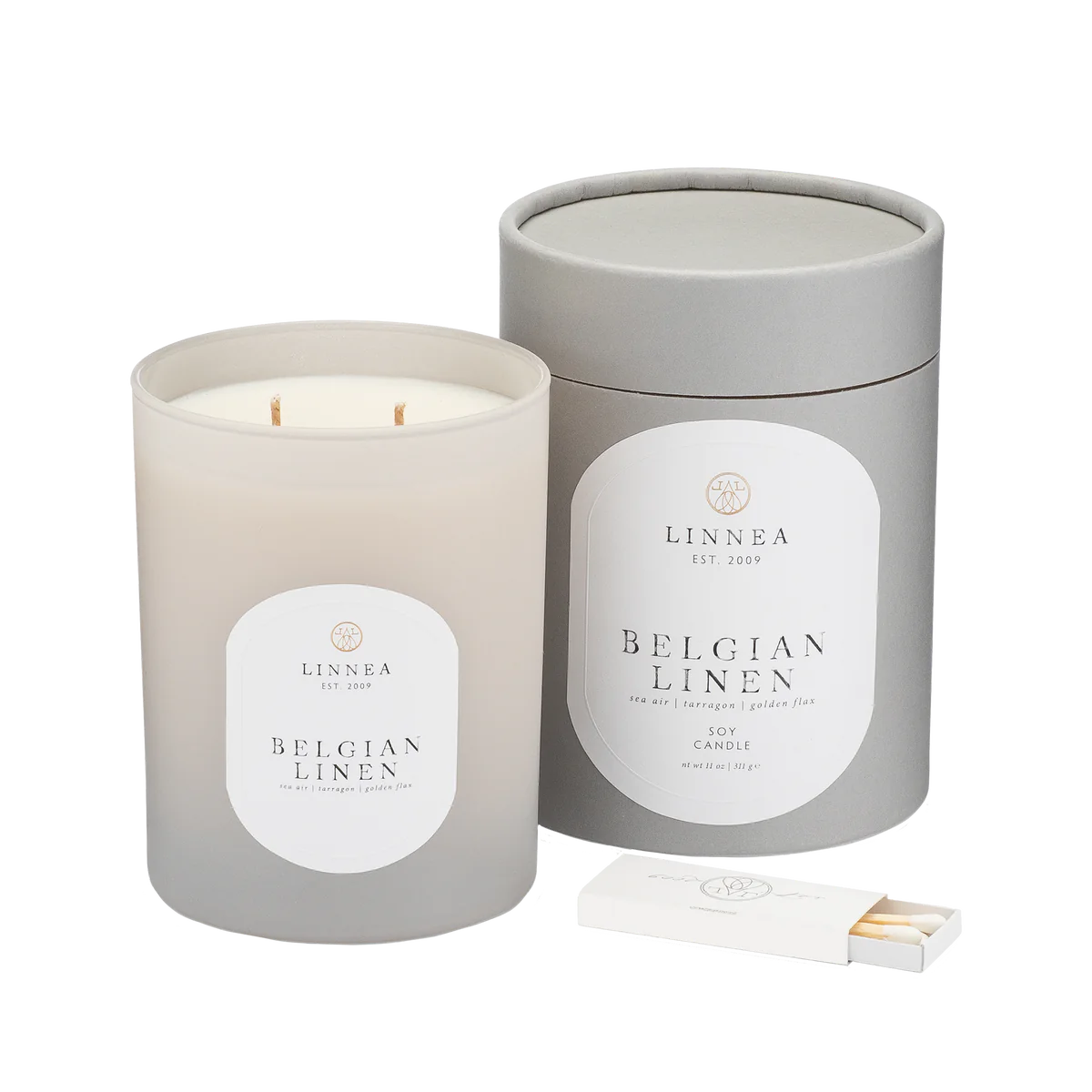 Linnea Candles 2 Wick Candles |  Core Collection