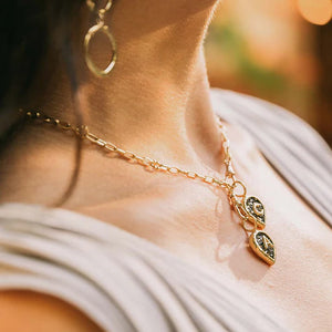 Everything Necklace - Ceramic Coated Brass - 16"