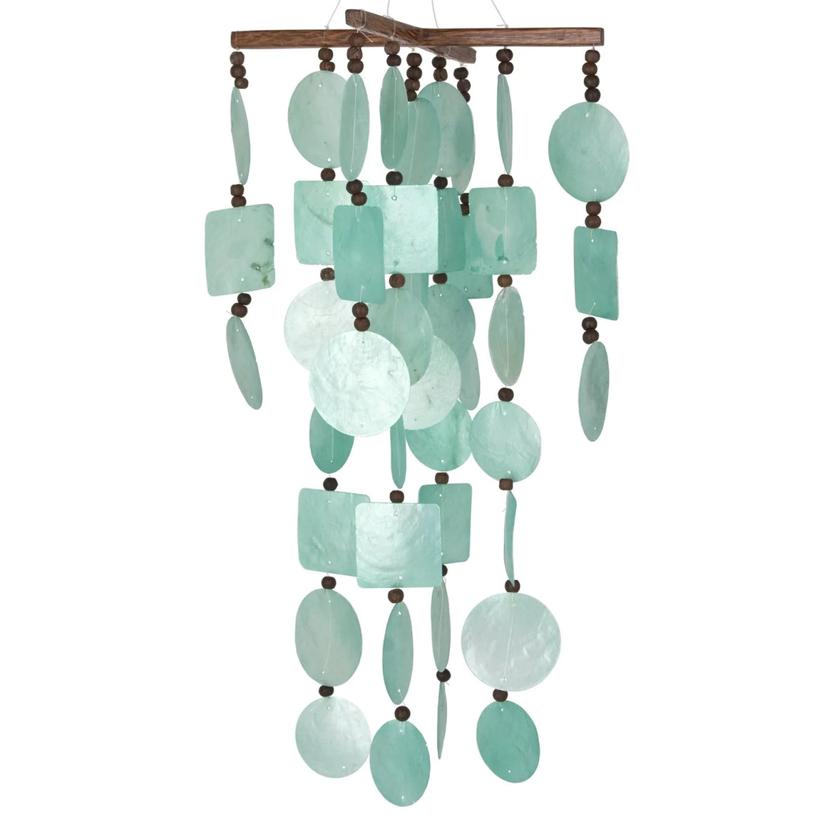 Capiz Chime | Aqua