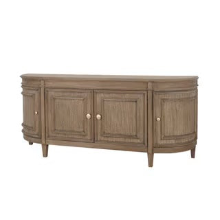 Claude Bow Front Sideboard | Large - Brown