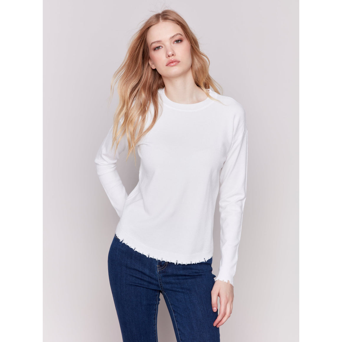 Round Hem Sweater