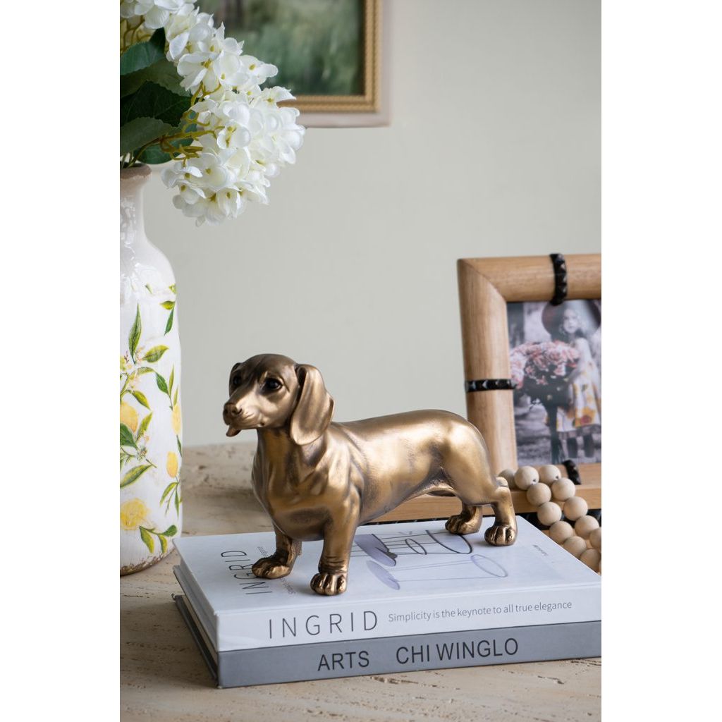 Lifelike Dachshund Figurine