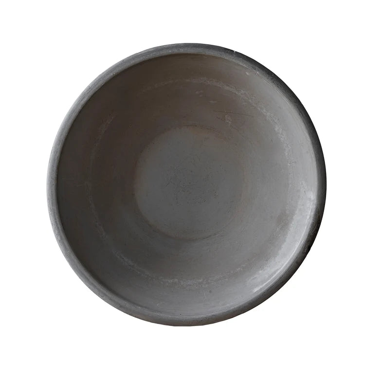 Lily Pond Handcrafted Clay Bowl Planter