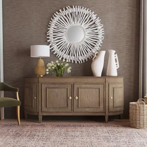 Claude Bow Front Sideboard | Large - Brown