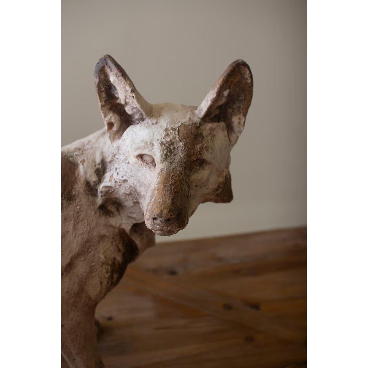 Faux Concrete Fox