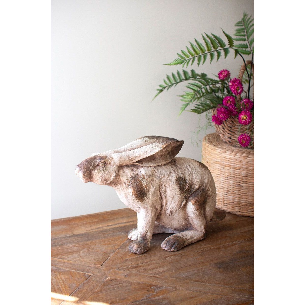 Faux Concrete Rabbit
