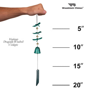 Habitats - Dragonfly Windbell | Verdigris