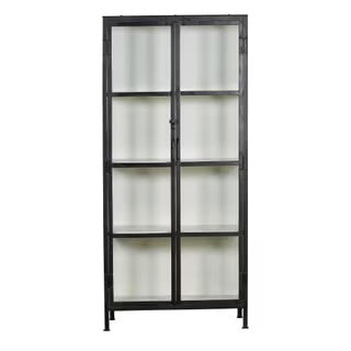 Black Iron & Glass Cabinet