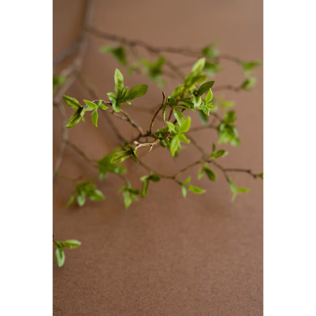 Faux Budding Leaf Spray