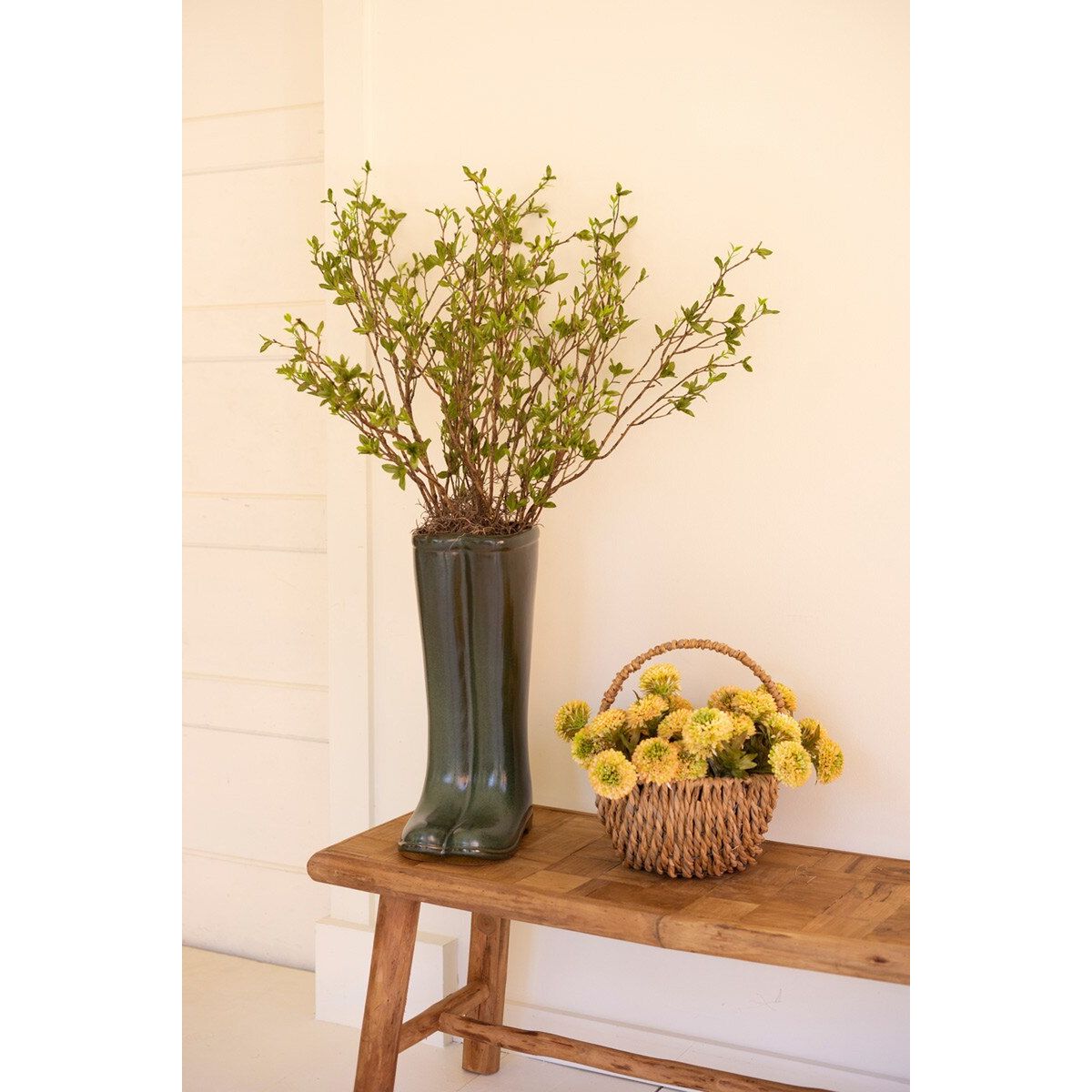 English Garden Boot Vase