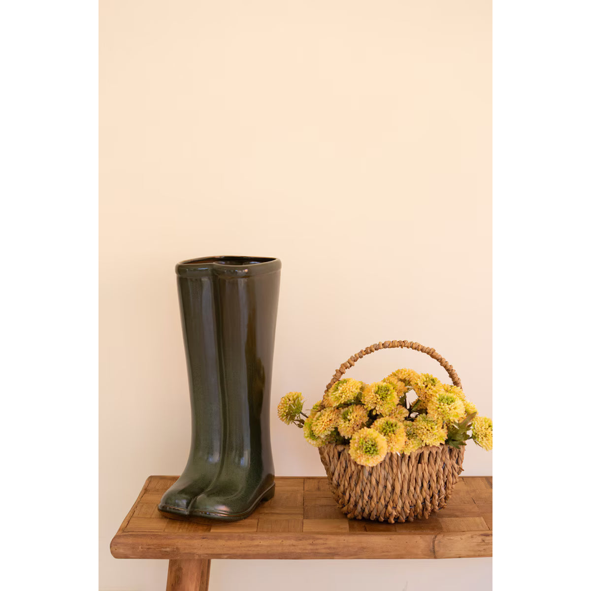 English Garden Boot Vase
