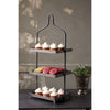 Three-Tiered Metal Display