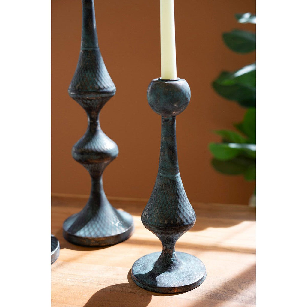 S/3 Metal Candle Towers