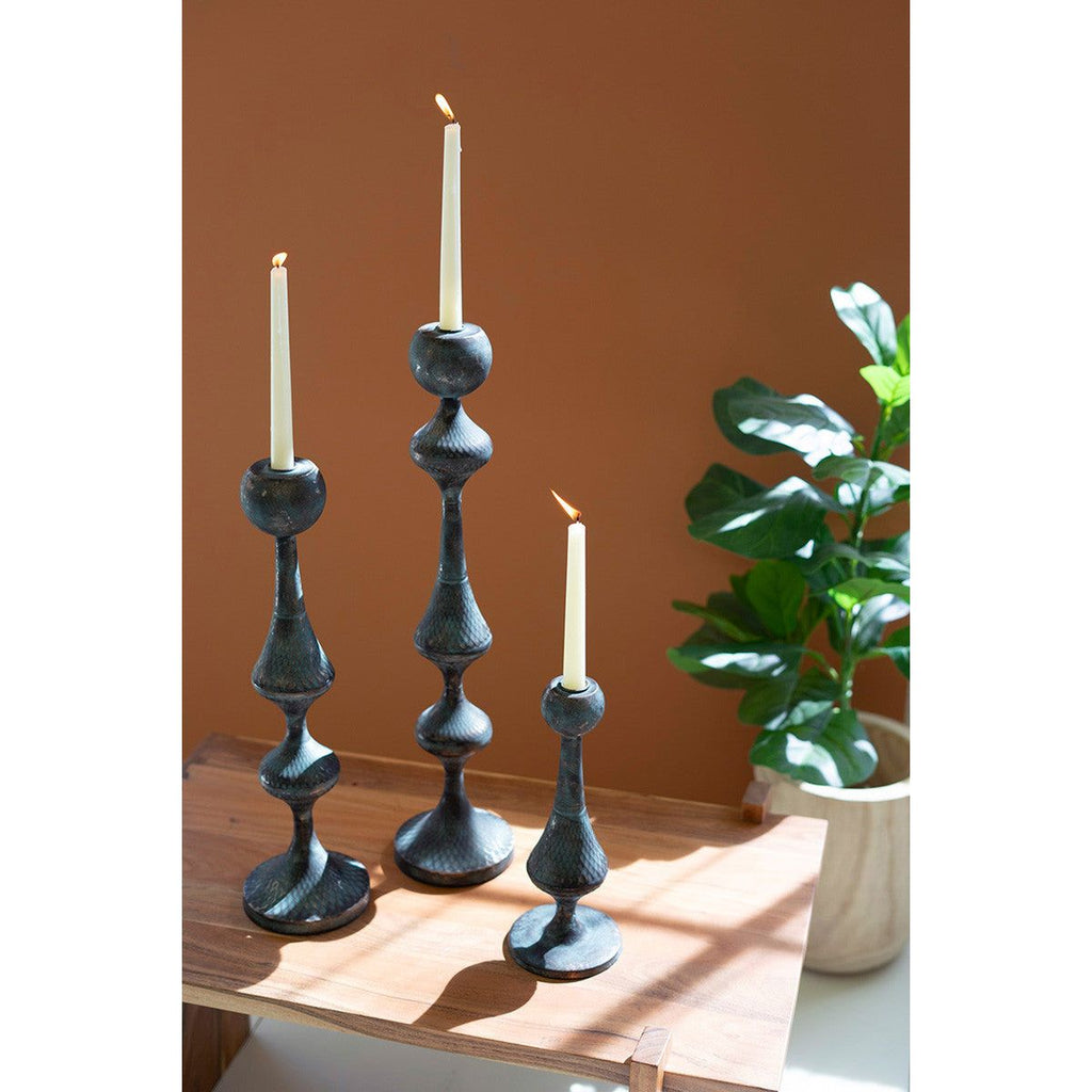 S/3 Metal Candle Towers