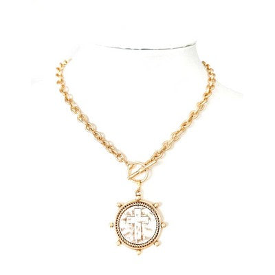 Creed Necklace | Gold