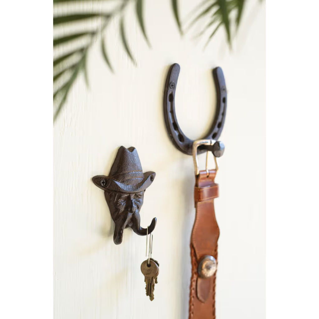 Cast Iron Cowboy Hook