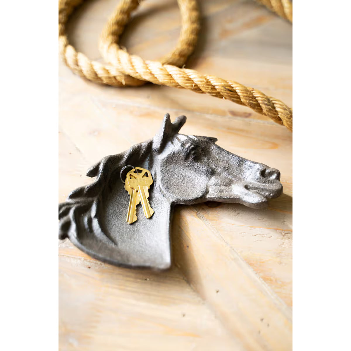 Cast Iron Horse Trinket Dish