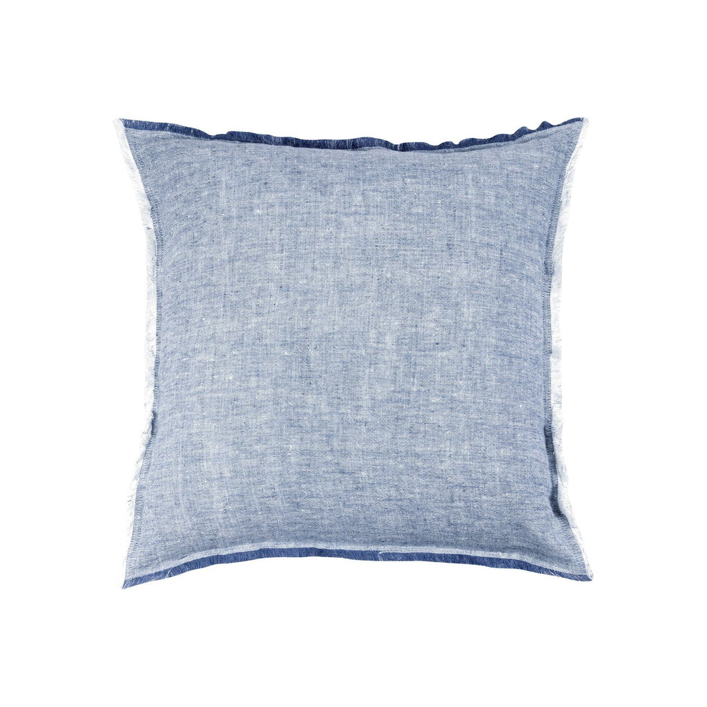 Chambray Blue Pillow  | 20" x 20"