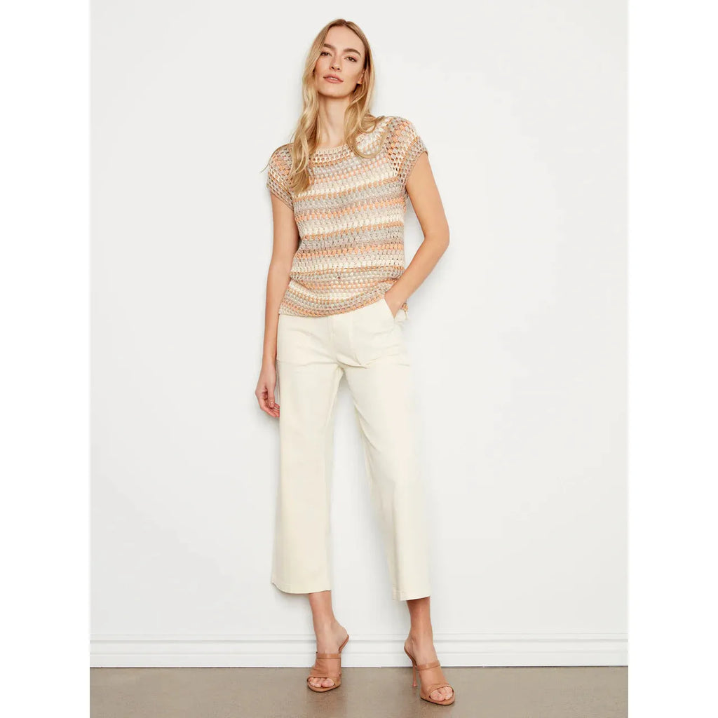 Crochet Cap Sleeve Top | Pebble