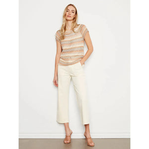 Crochet Cap Sleeve Top | Pebble