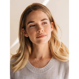 Floating Shape Necklace | Circle