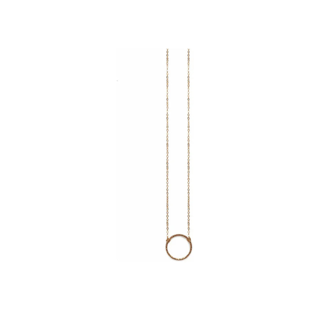 Floating Shape Necklace | Circle