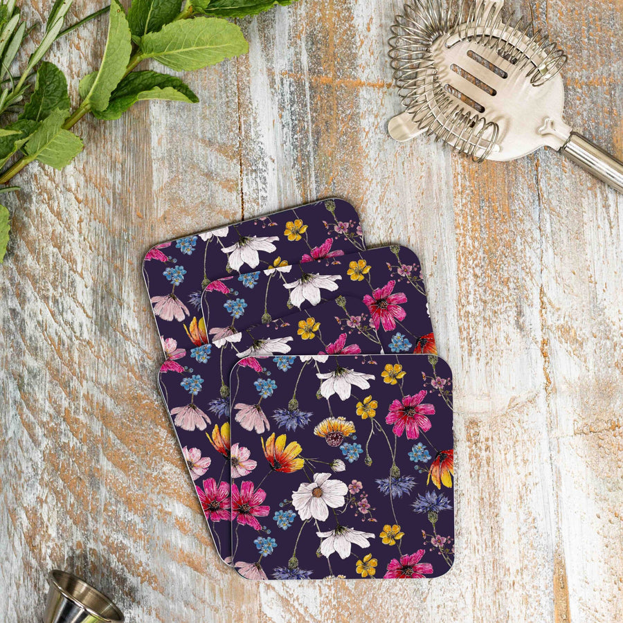 The Regency Gardens | S/4 Coasters
