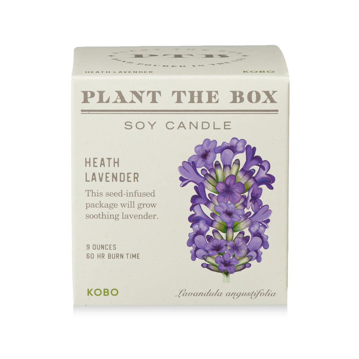 Plant the Box Candle | Heath Lavender