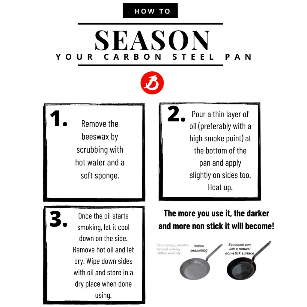 MINERAL B PRO Carbon Steel Fry Pan