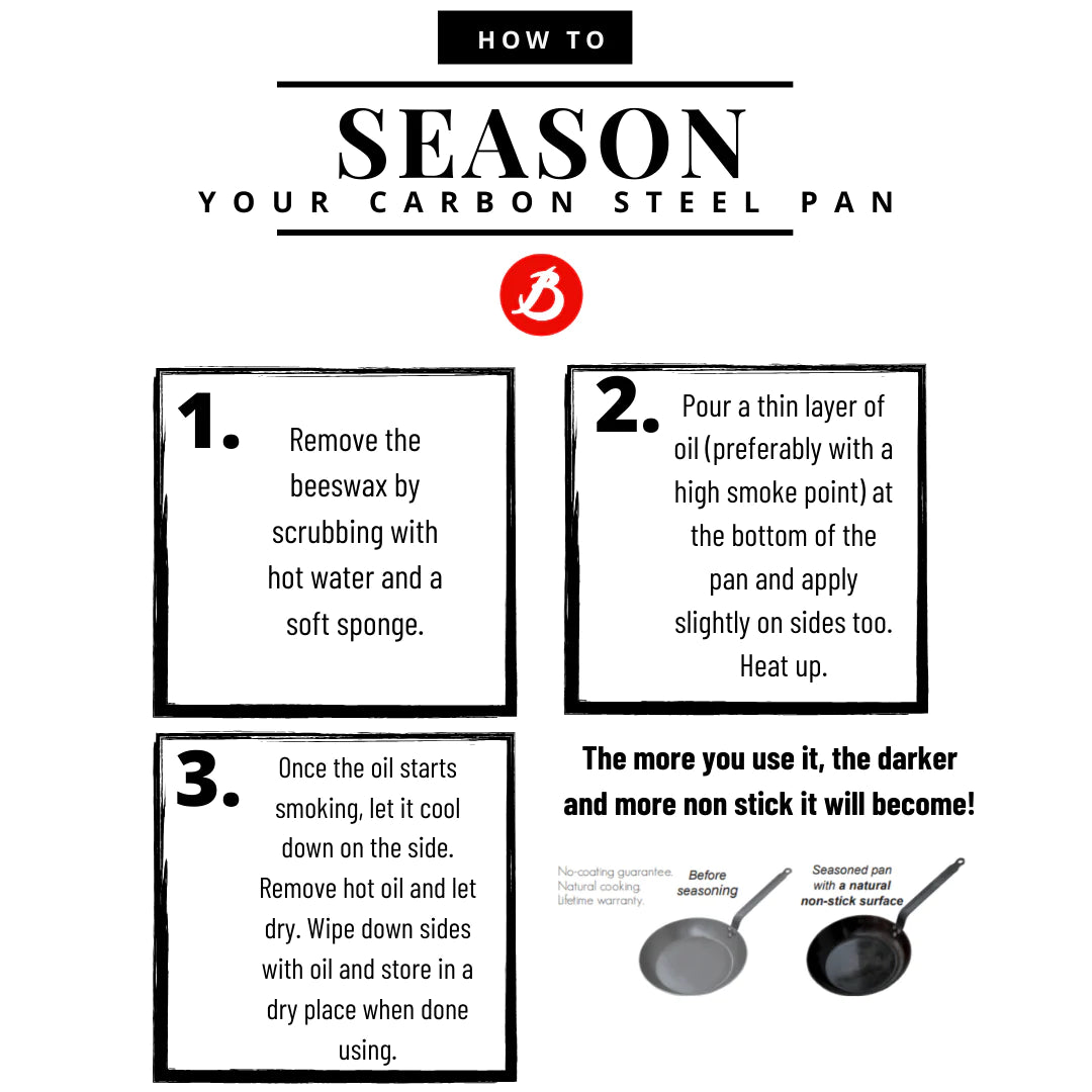 MINERAL B PRO Carbon Steel Fry Pan