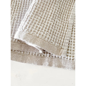 Cross Dyed Cotton Waffle | Bath Towel