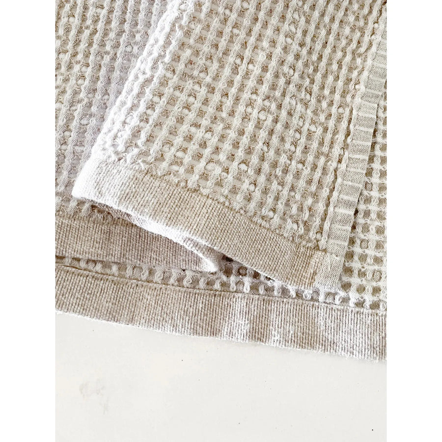 Cross Dyed Cotton Waffle | Wash Towel