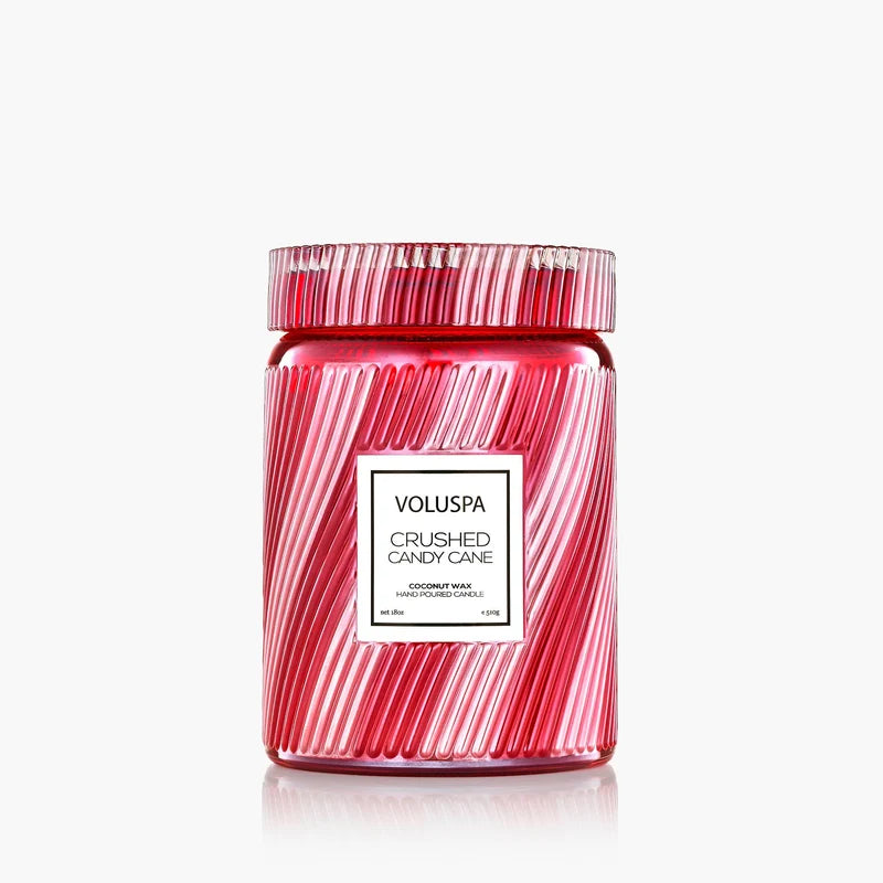 Voluspa Jar Candle | Large - Crushed Candy Cane