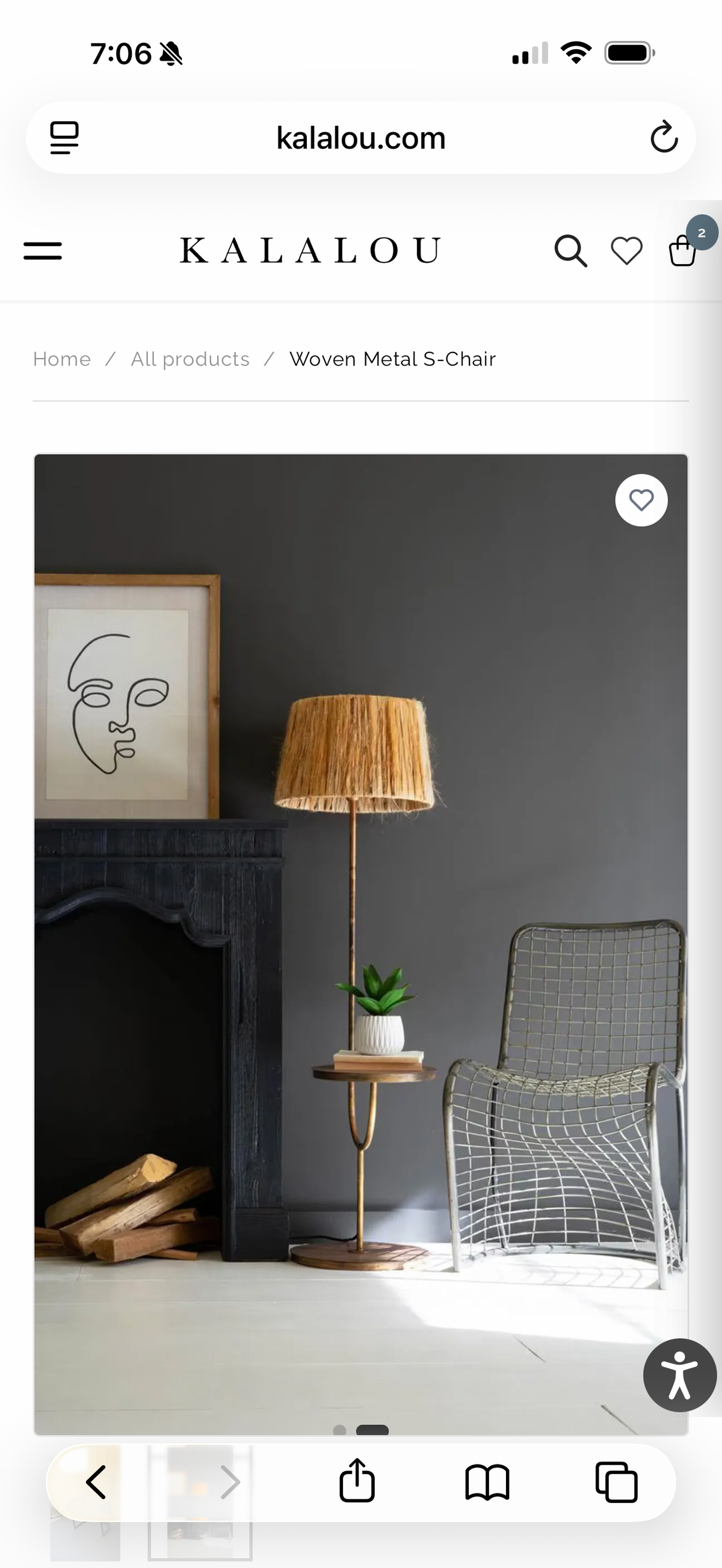 Metal Garden Chair