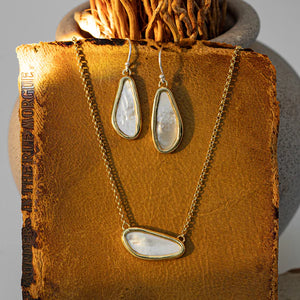 Petite Dream Traveler Drop Earrings  | Mother of Pearl