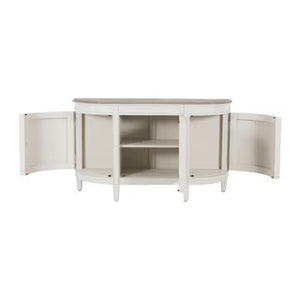 Claude Bow Front Sideboard | Small - Antique White