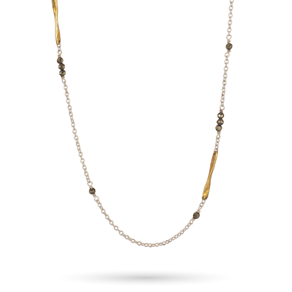 Lume Chain | Pyrite - 18"