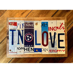 Locally Hand Crafted Custom License Plate Signs