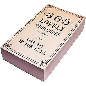 365 Lovely Thoughts for Each Day of the Year Calendar Book