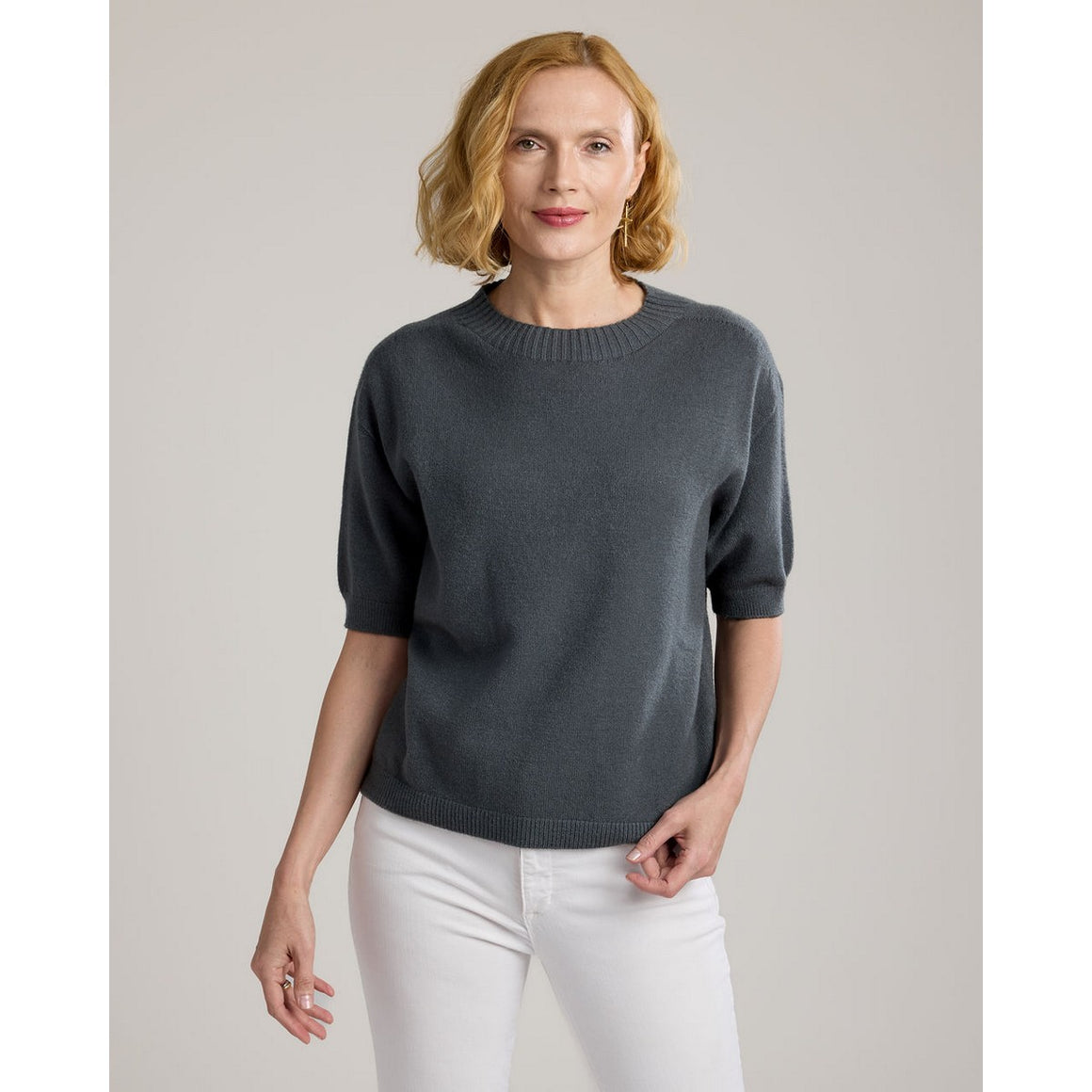 Carlotta Knit Sweater | Dark Grey