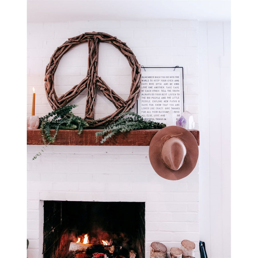 Driftwood Peace Sign | Large