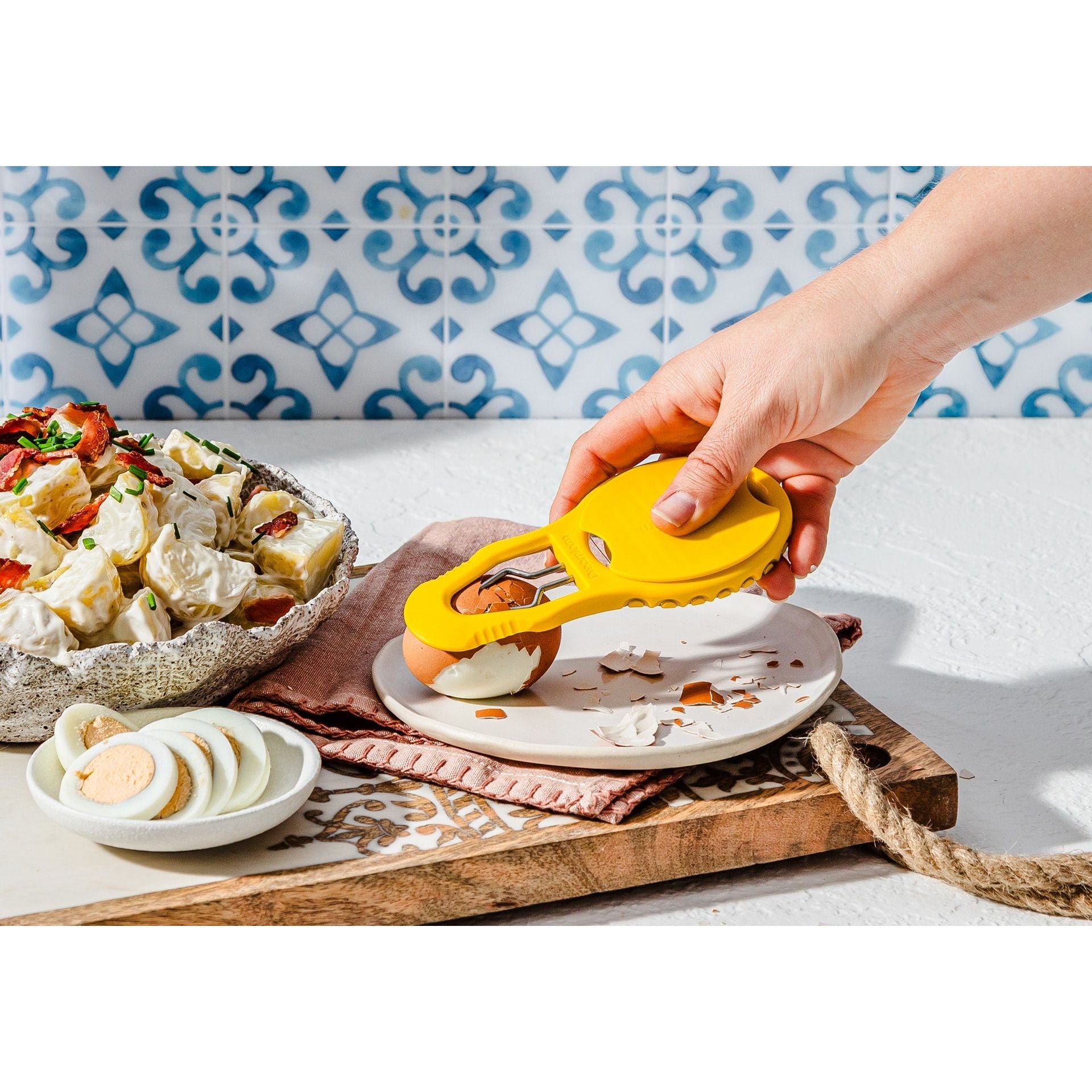 Eggler | Egg Cracker Peeler Slicer