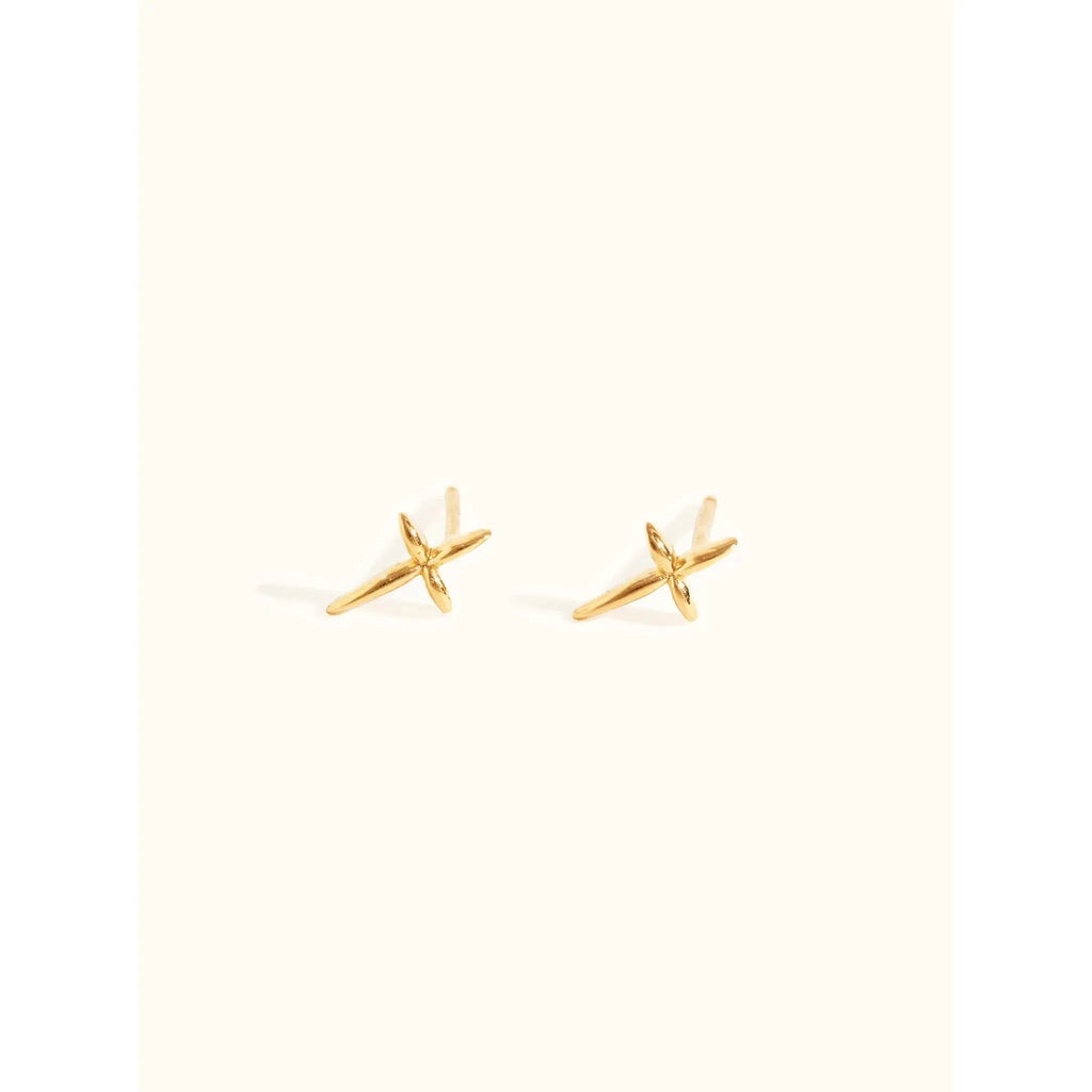 Droplet Cross Studs