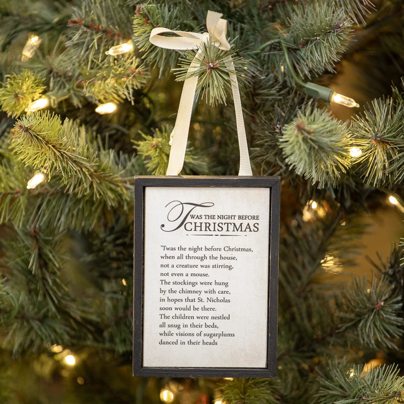 'Twas the Night Before Christmas Ornament