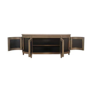 Claude Bow Front Sideboard | Large - Brown