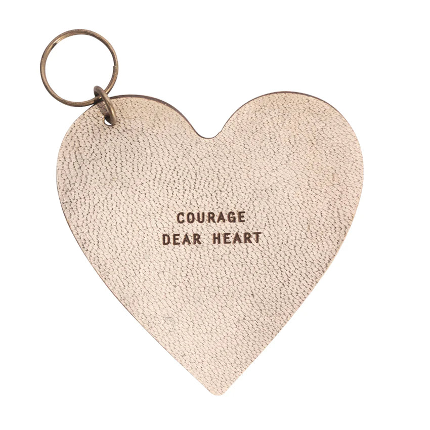 Leather Keychain | Heart