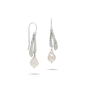 Ode To A Pearl Double Drop Earrings