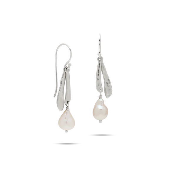 Ode To A Pearl Double Drop Earrings