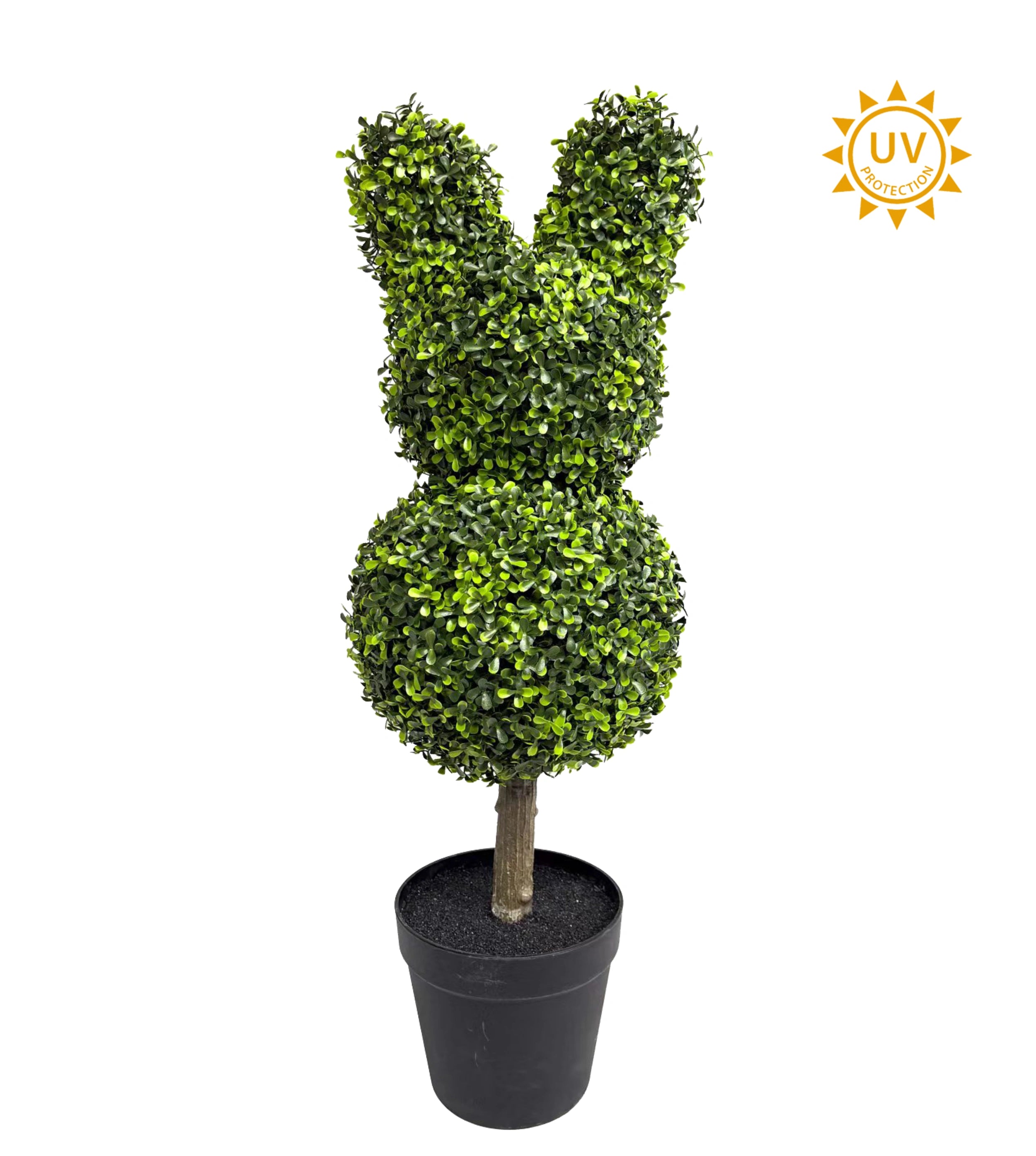 Boxwood Bunny Topiary Stake Potted